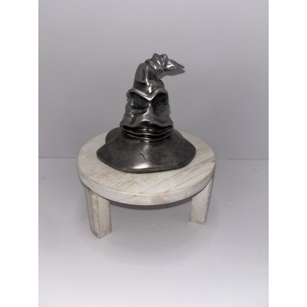 Wizarding World Harry Potter Paperweight Hogwarts Sorting Hat 4-1/2" Tall Pewter